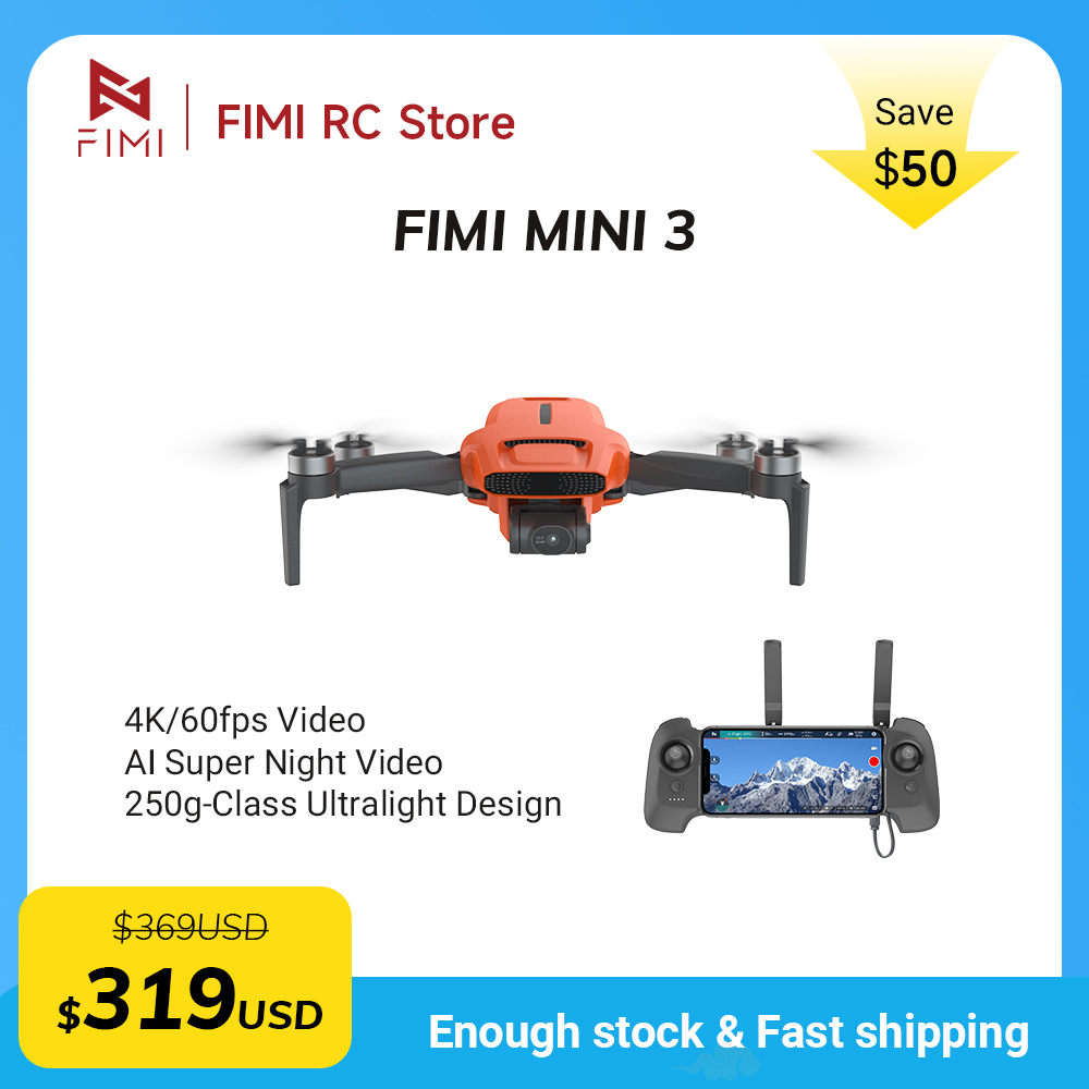 Drone Gimbal 3 Axis - FIMI MINI 3 Camere drone 4K