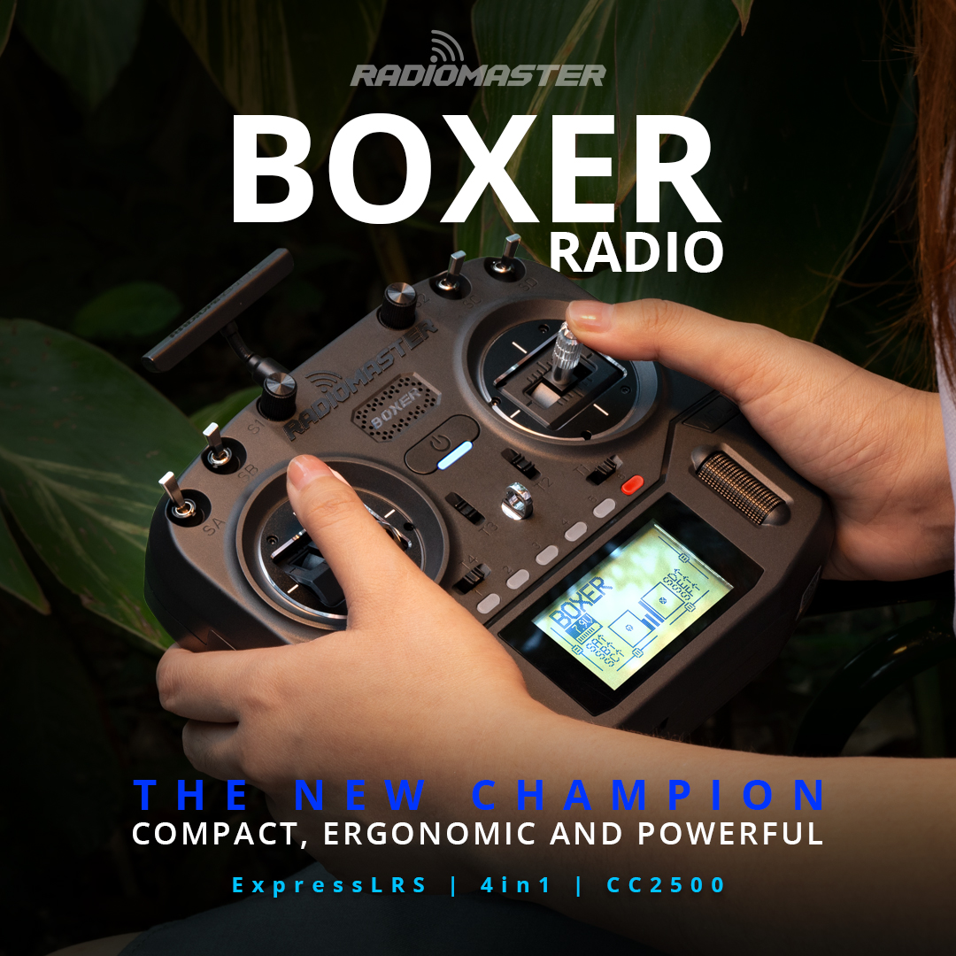RadioMaster Boxer  2.4G 16ch H – Drone Gimbal Controller Bewertung und Preis