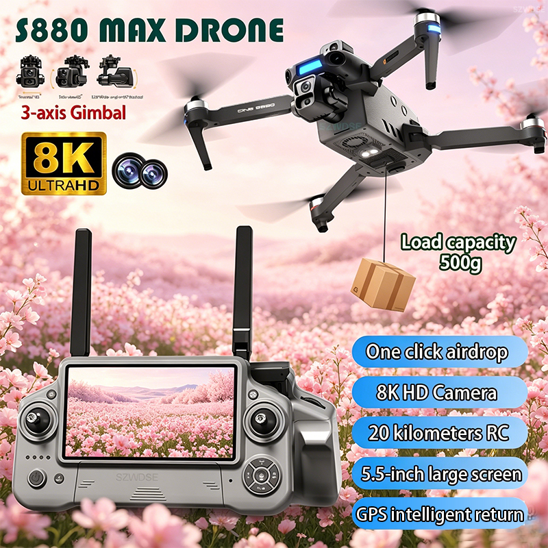 2026 New 8K Dual Camera Drone  – Drone Gimbal 3 Axis Bewertung und Preis