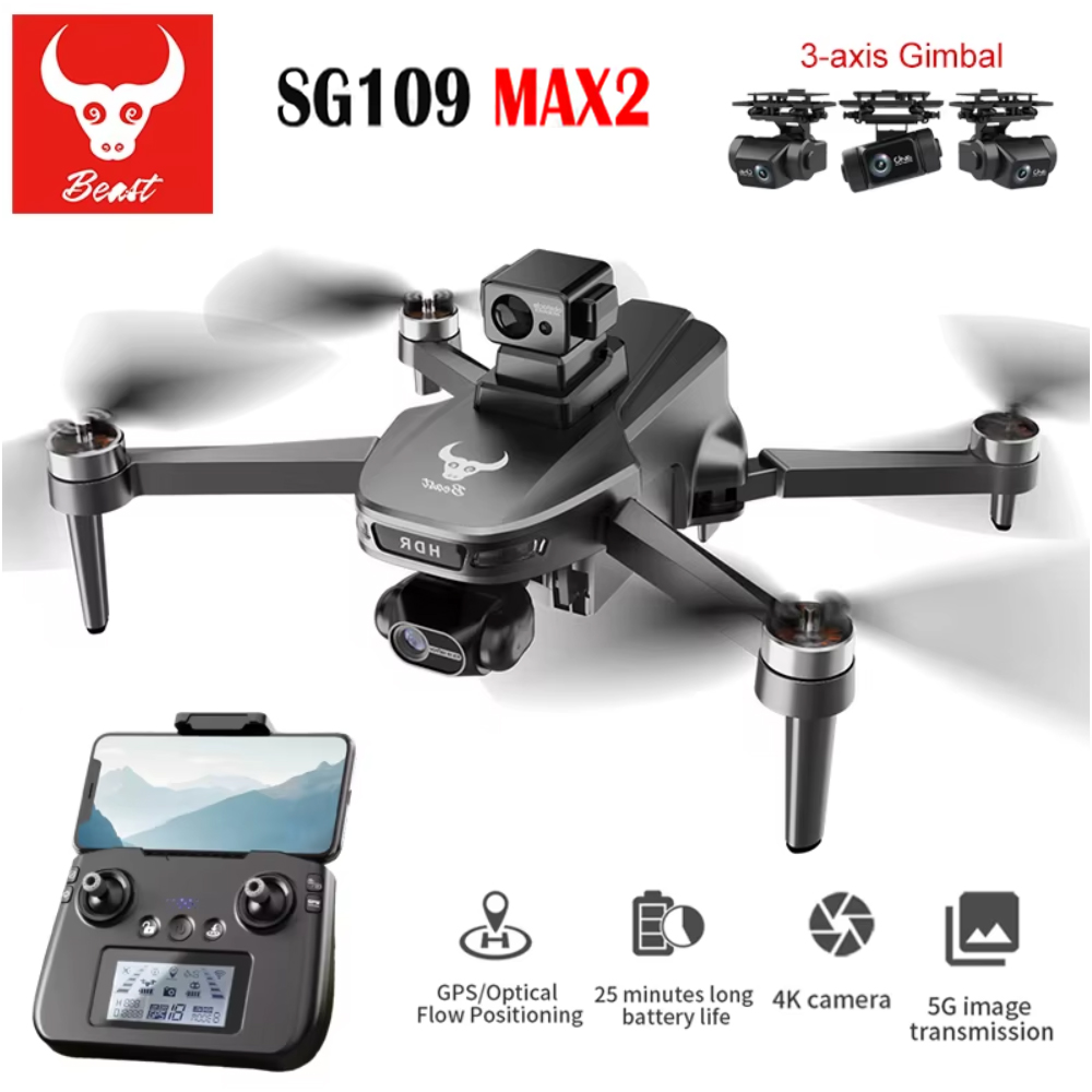 SG109 MAX2 Professional FPV 8K – Drone Gimbal 3 Axis Bewertung und Preis