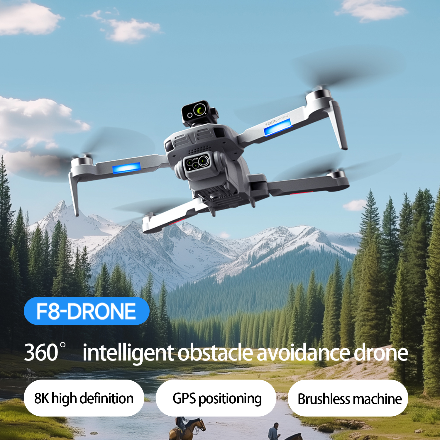 F8 MAX GPS Drone Professional  – Drone Gimbal Brushless Bewertung und Preis
