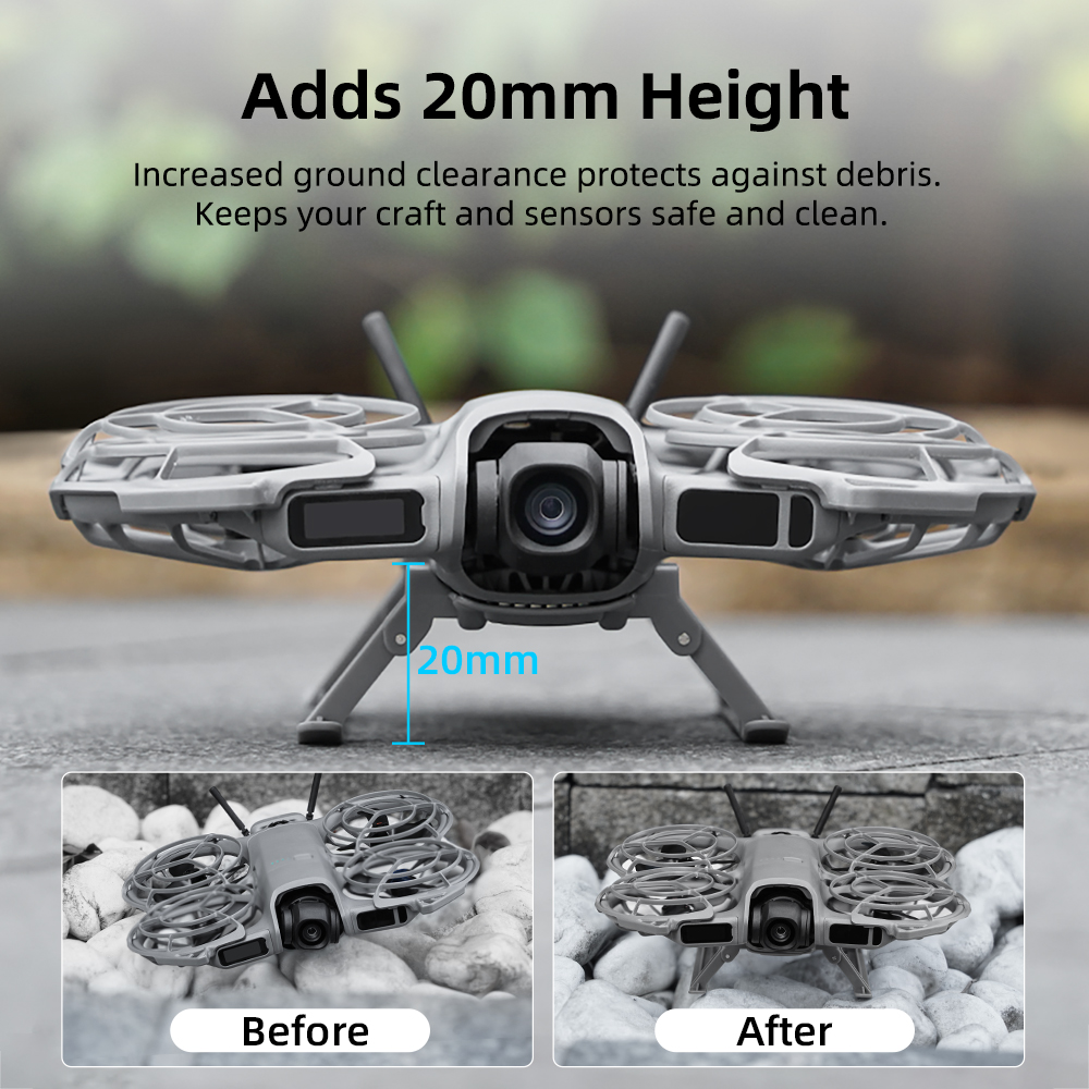 BRDRC Folding Landing Gear for – Drone Gimbal Mount Bewertung und Preis