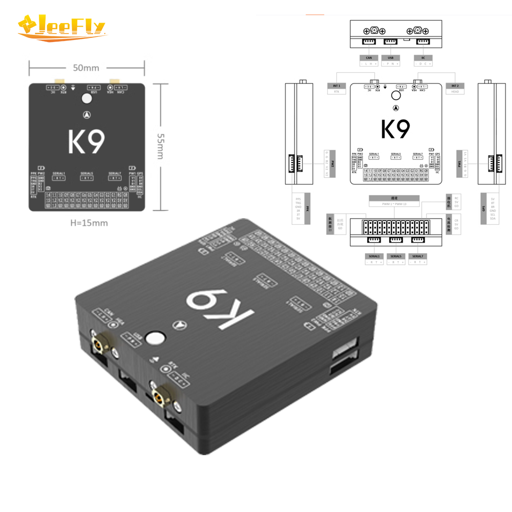 1PCS ACFLY K9 Flight Controlle – Drone Gimbal 3 Axis Bewertung und Preis