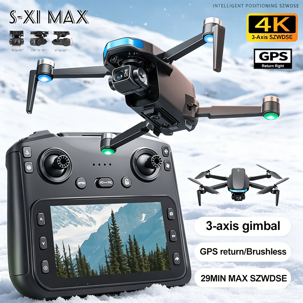 New S-X1 MAX Drone GPS 8K Prof – Drone Gimbal 3 Axis Bewertung und Preis